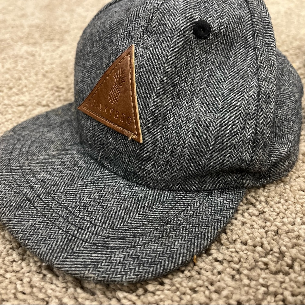 Binky Bro SnapBack Grey Herringbone
